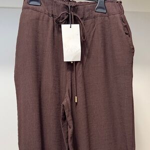 Zara Men's Dark Brown Joggers